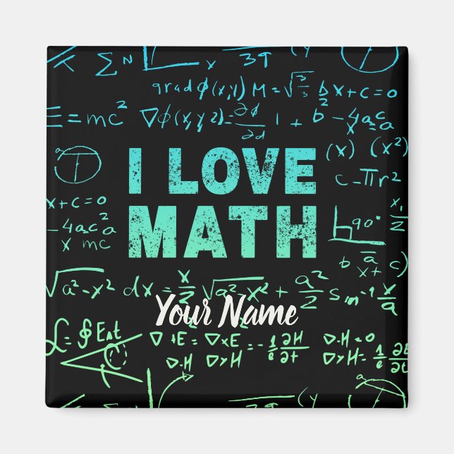 Mathematiklehrer oder Mathematikprofessor und Stud Magnet (Vorne)