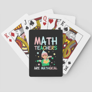 Mathematiklehrer sind Mathiker Spielkarten