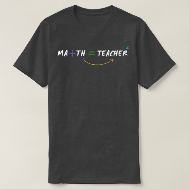 Mathematiklehrer T-Shirt (Design vorne)