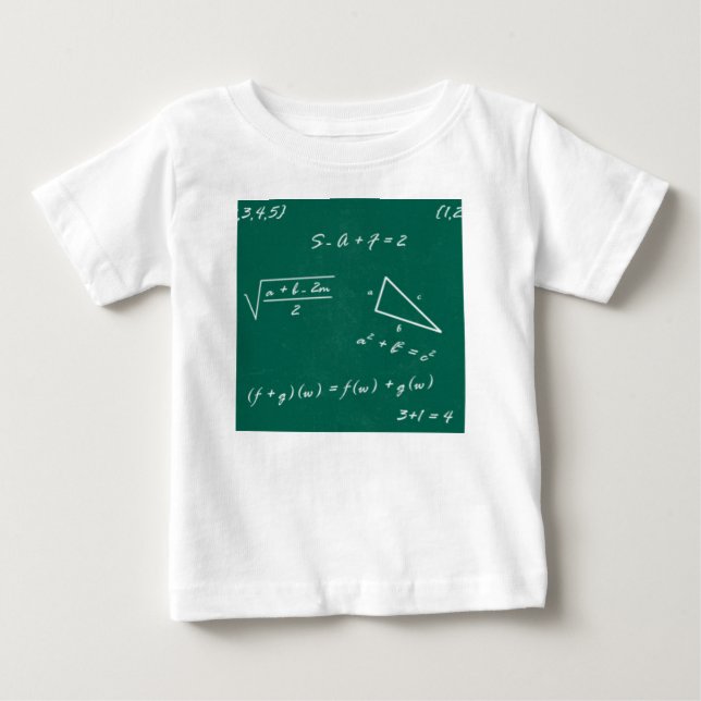 Mathematiklehrerin Algebra Geek Baby T-shirt (Vorderseite)