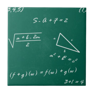 Mathematiklehrerin Algebra Geek Fliese