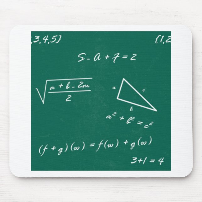 Mathematiklehrerin Algebra Geek Mousepad (Vorne)