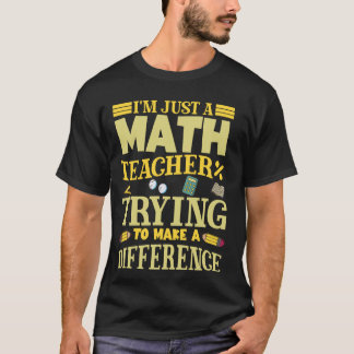 Mathematiklehrerschule T-Shirt