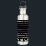 Mathematiknummern 100. Schultag Kinder Edelstahlflasche<br><div class="desc">100. Schullehrer Kinder 100 Tage Mathematik Anzahl T - Shirt</div>