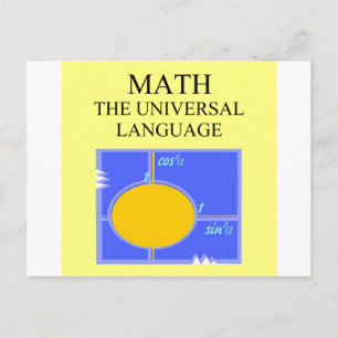 Mathematikregeln Postkarte