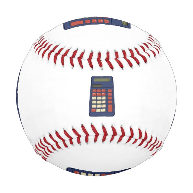Mathematikschule Nostalgie der 80er Jahre Baseball (Vorderseite)