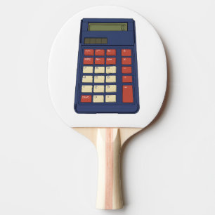 Mathematikschule Nostalgie der 80er Jahre Tischtennis Schläger