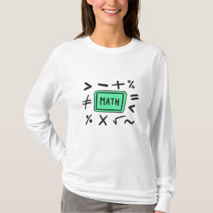 Mathematiksymbole für Studenten und Eltern T-Shirt