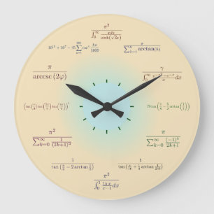 Mathematikuhr Große Wanduhr