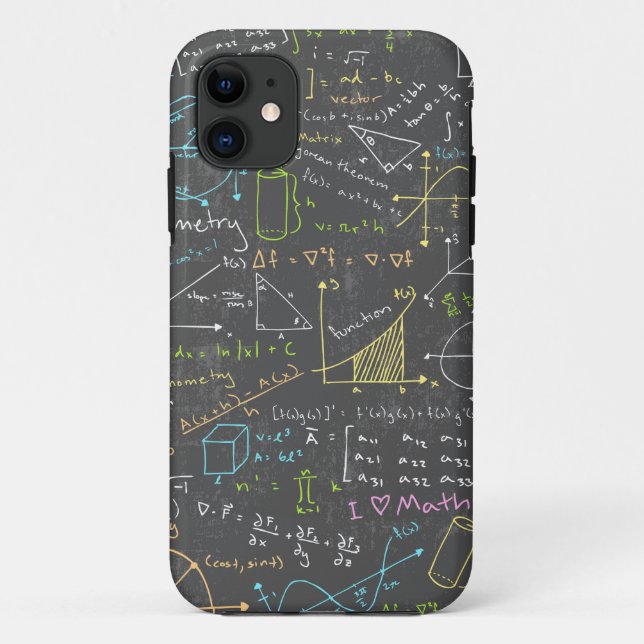 Mathematikunterricht Case-Mate iPhone Hülle (Rückseite)