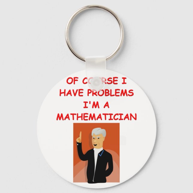 Mathematikwitz Schlüsselanhänger (Vorderseite)