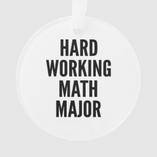 Mathématiques de travail dur majeur