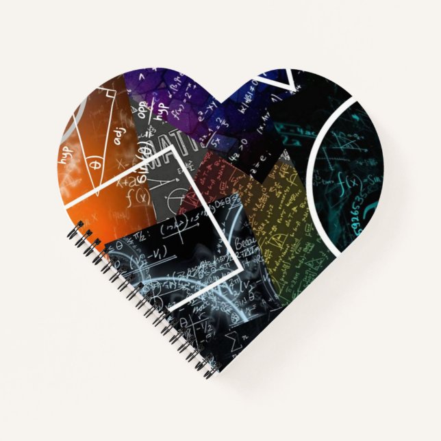 Mathématiques Formule Coeur Carnet spiral (Devant)