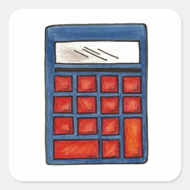 Mathématiques Math Stickers Calculateur scolaire N (Devant)