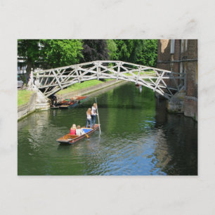 Mathematische Brücke, Cambridge Postkarte