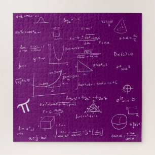 Mathematische Formeln und Gleichungen Lila und Wei
