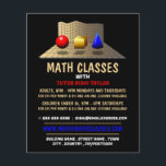 Mathematische Formen, Math-Klassen-Werbung Flyer<br><div class="desc">Mathematische Formen,  Math-Klassen Werbung Flyer vom Business Card Store.</div>