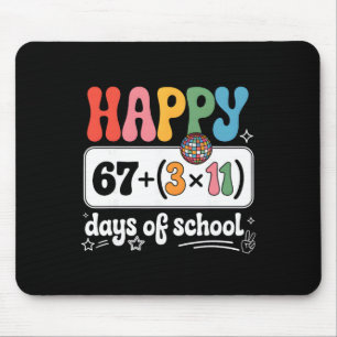 Mathematische Gleichung 100. Tag Lehrer Groovy 100 Mousepad