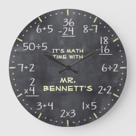 Mathematische Gleichungen Individualisierbare Uhr