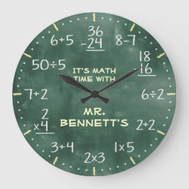 Mathematische Gleichungen Personalizable Uhr