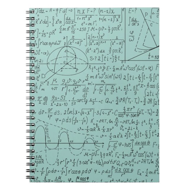 Mathematische Liebhaber, Mathematik Formel, Mathe  Notizblock (Vorderseite)