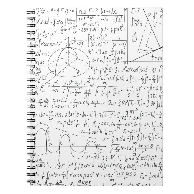 Mathematische Liebhaber, Mathematik Formel, Mathe  Notizblock (Vorderseite)