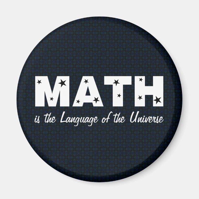 mathematische Sprache des Universums Magnet (Vorne)