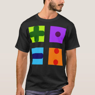 mathematische Symbole mathematische Mathematik Pfe T-Shirt