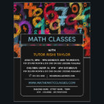Mathematische Zahlengestaltung, Math-Klassen-Werbu Flyer<br><div class="desc">Mathematische Nummerngestaltung,  Math-Klassen Werbung Flyer durch den Business Card Store.</div>