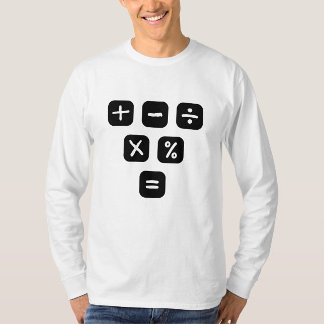 Mathematische Zeichen T-Shirt (Vorderseite)