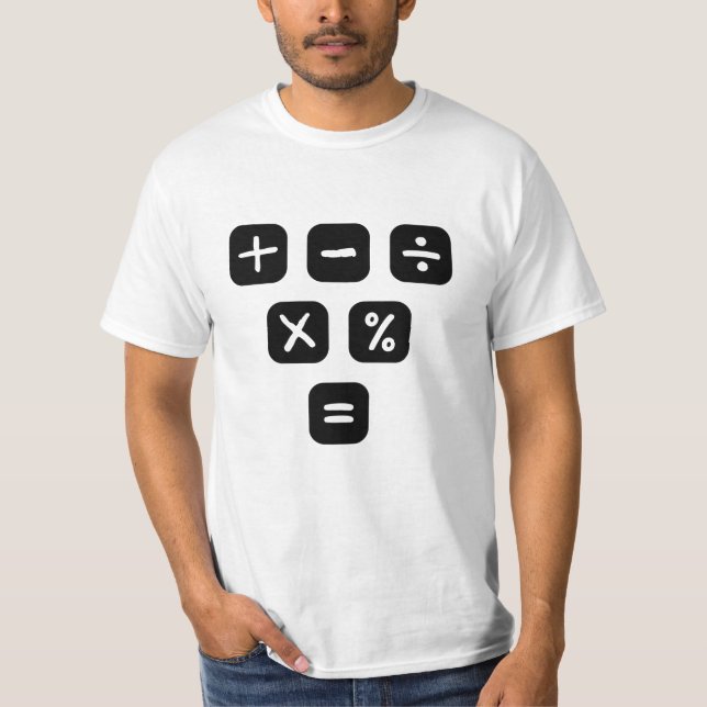 Mathematische Zeichen T-Shirt (Vorderseite)
