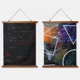 Mathematischer Kontrast: Set der Wandteppiche