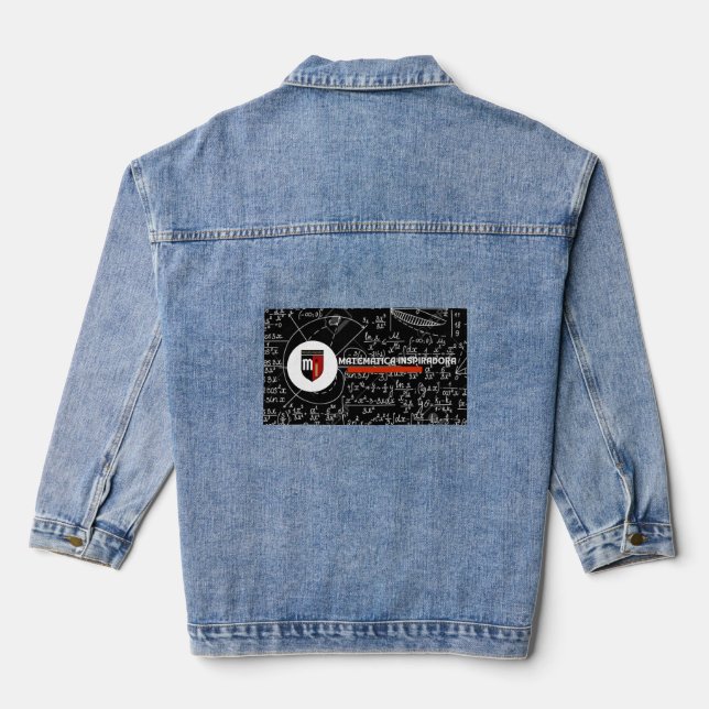 Mathematischer T - Shirt Jeansjacke (Rückseite)