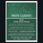 Mathematisches Chalkboard, Mathematik-Klassen-Werb Flyer<br><div class="desc">Mathematisches Chalkboard,  Mathematik-Klassen Werbung Flyer durch den Business Card Store.</div>