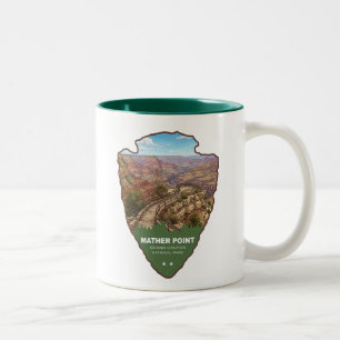 Mather Point Grand Canyon National Park Pfeilspitz Zweifarbige Tasse