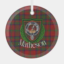Matheson-Schottischer-Clan-Tartan & -Wappen