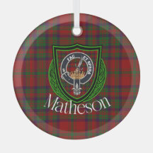 Matheson-Schottischer-Clan-Tartan & -Wappen