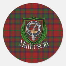 Matheson-Schottischer-Clan-Tartan & -Wappen