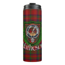 Matheson-Schottischer-Clan-Tartan & -Wappen