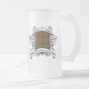 Matheson Tartan-Schild Mattglas Bierglas