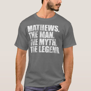 MathewsMathews Familienname Mathews Nachname Mathe T-Shirt