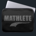 Mathlete Laptop Sleeve<br><div class="desc">You don’t shoot the basketball,  you calculate the shooting percentage. You don’t pass the football,  you determine the quarterback rating. You’re a mathematician,  a math magician. You’re a Mathlete!</div>