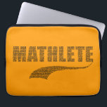 Mathlete Laptopschutzhülle<br><div class="desc">You don’t shoot the basketball,  you calculate the shooting percentage. You don’t pass the football,  you determine the quarterback rating. You’re a mathematician,  a math magician. You’re a Mathlete!</div>