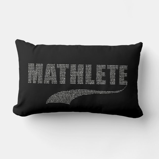 Mathlete Lumbar Pillow Lendenkissen (Vorderseite)