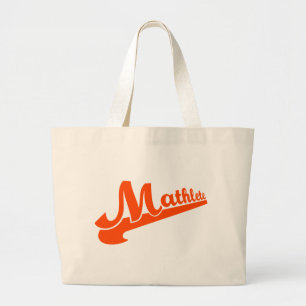 Mathlete Slogan für Matheliebhaber Jumbo Stoffbeutel