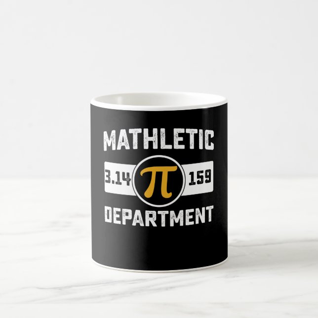 Mathletic Department Pi Day Mathematik Vintag Kaffeetasse (Mittel)