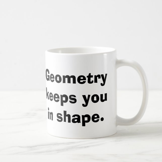 Maths Geometry Mug (Droite)