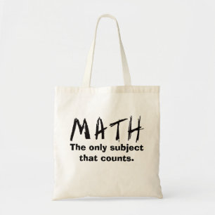 Maths le seul sujet qui compte le sac fourre-tout