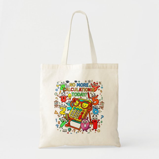 Maths Problem Solving Tote Bag for School Tragetasche (Vorne)
