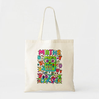 Maths Rockstar Calculator Design Tote Bag